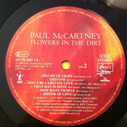 Paul McCartney : Flowers In The Dirt (LP, Album)