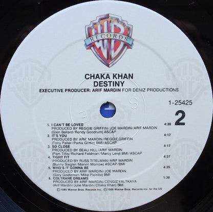 Chaka Khan : Destiny (LP, Album, SRC)