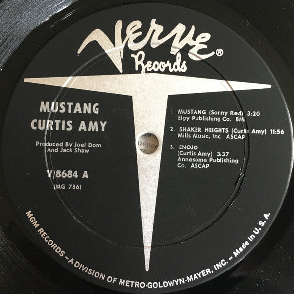 Curtis Amy : Mustang (LP, Album, Mono)