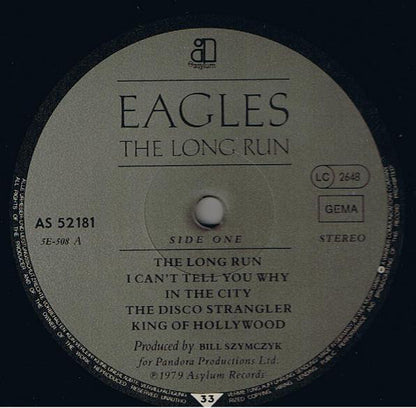 Eagles : The Long Run (LP, Album, Gat)