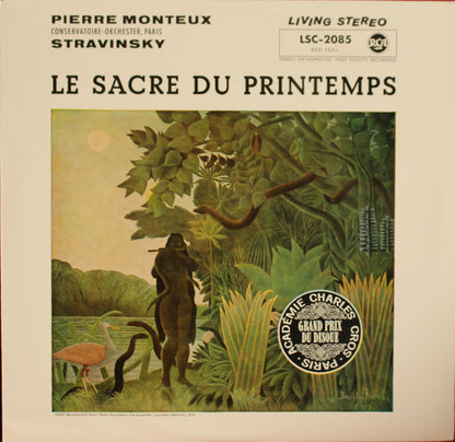 Igor Stravinsky - Pierre Monteux, Orchestre De La Société Des Concerts Du Conservatoire : Le Sacre Du Printemps (LP, Album)