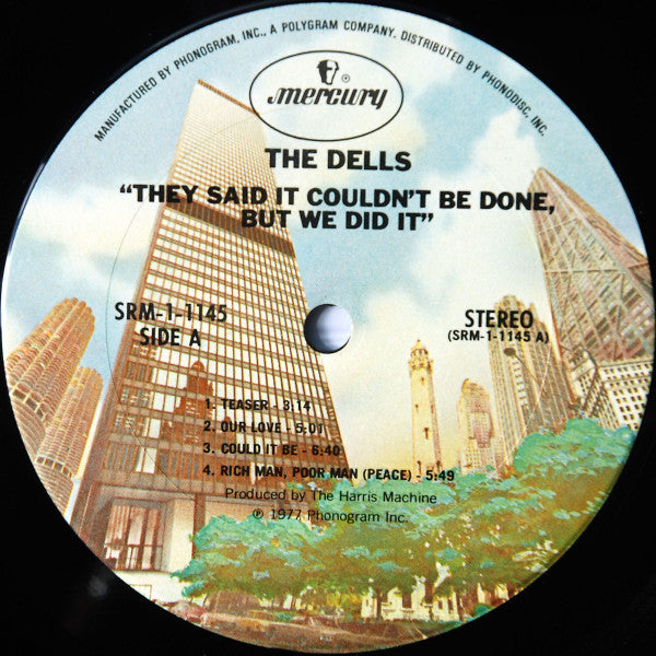 The Dells : They Said It Couldn't Be Done, But We Did It! (LP, Album, Pit)