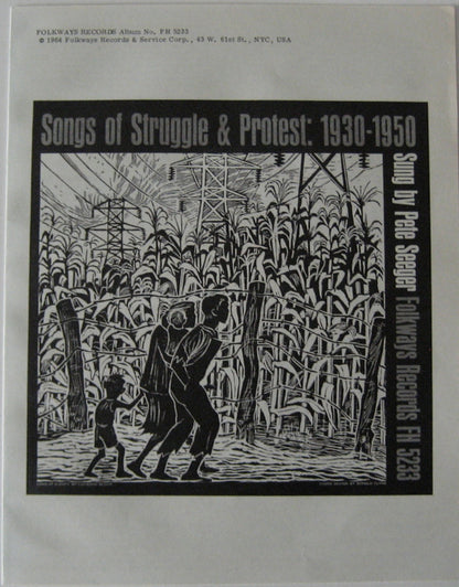 Pete Seeger : Songs Of Struggle & Protest: 1930-1950 (LP, Comp)