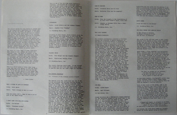 Pete Seeger : Songs Of Struggle & Protest: 1930-1950 (LP, Comp)