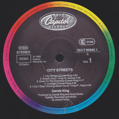 Carole King : City Streets (LP, Album)