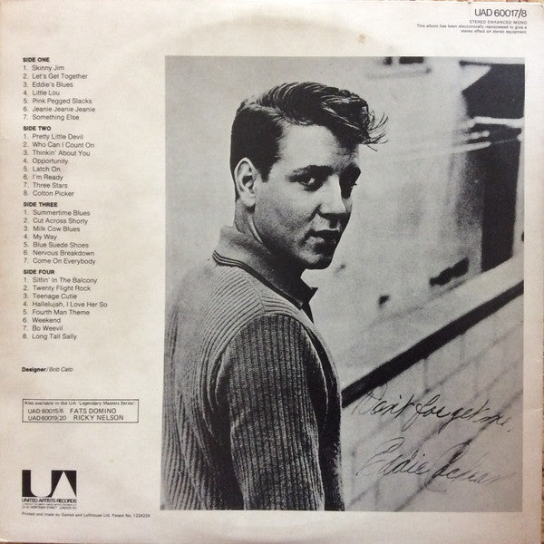 Eddie Cochran : Legendary Masters Series (2xLP, Comp, Mono, Ste)