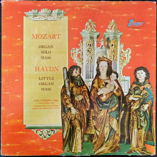 Wolfgang Amadeus Mozart, Joseph Haydn, Hans Haselböck, Hans Gillesberger : Organ Solo Mass / Little Organ Mass (LP)