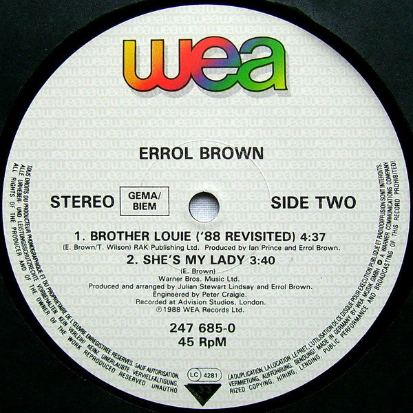 Errol Brown : Maya (12")