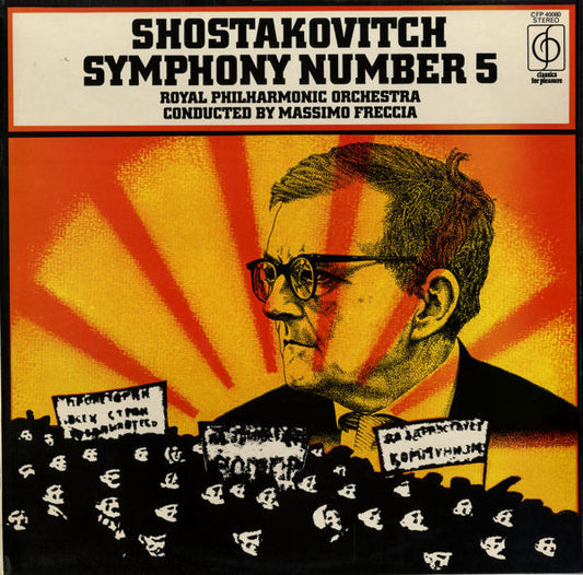 Dmitri Shostakovich - Royal Philharmonic Orchestra, Massimo Freccia : Symphony Number 5 (LP)