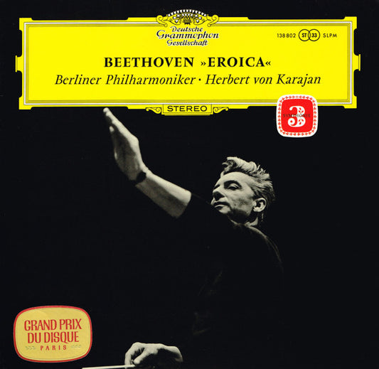 Ludwig van Beethoven - Berliner Philharmoniker • Herbert von Karajan : »Eroica« (LP, RP, GY7)