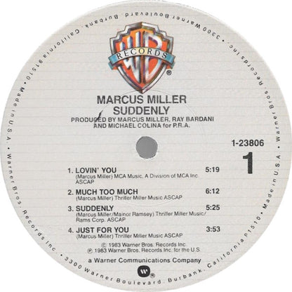 Marcus Miller : Suddenly (LP, Album)