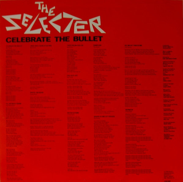 The Selecter : Celebrate The Bullet (LP, Album)