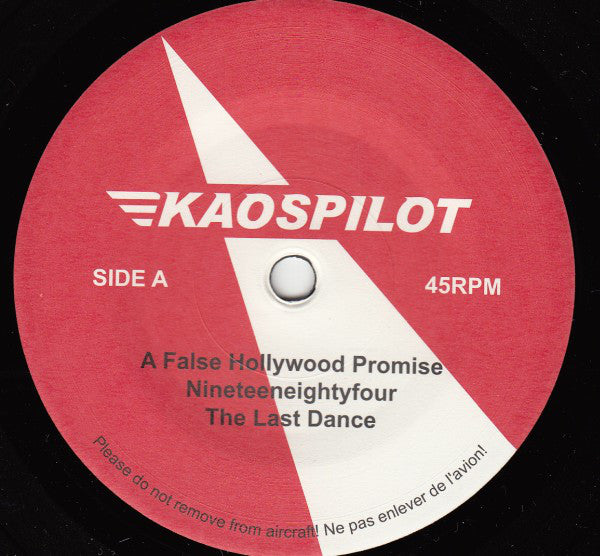 Kaospilot : For Your Safety - Pour Votre Sécurité - Für Ihre Sicherheit (7", EP)