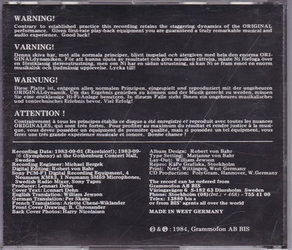 Wilhelm Stenhammar - Göteborgs Symfoniker, Neeme Järvi : Excelsior! Op. 13 / Symphony Nr. 2 G Minor Op. 34 (CD, Album)