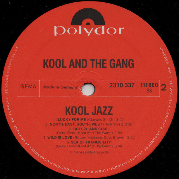 Kool & The Gang : Kool Jazz (LP, Comp)