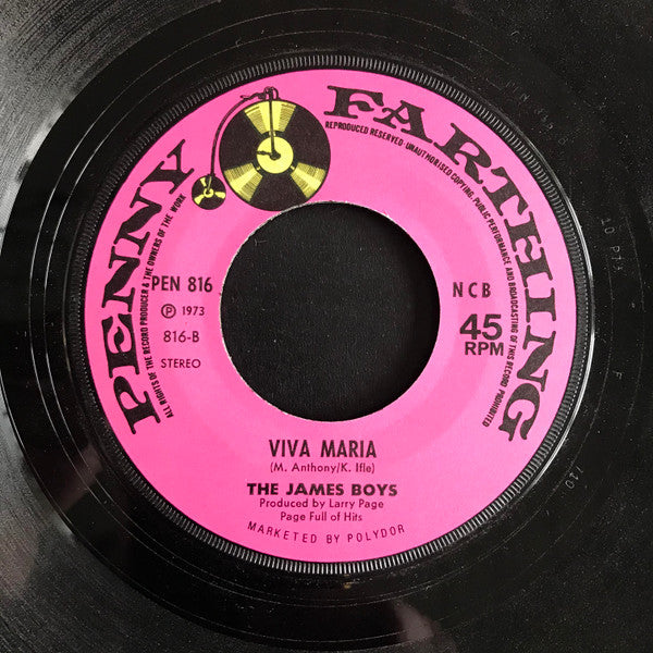 The James Boys (2) : Hello Hello (7")
