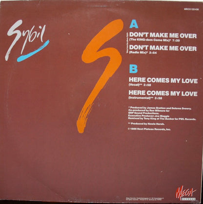 Sybil : Don't Make Me Over (12", Maxi)