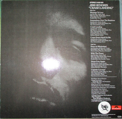 Jimi Hendrix : Crash Landing (LP, Album)