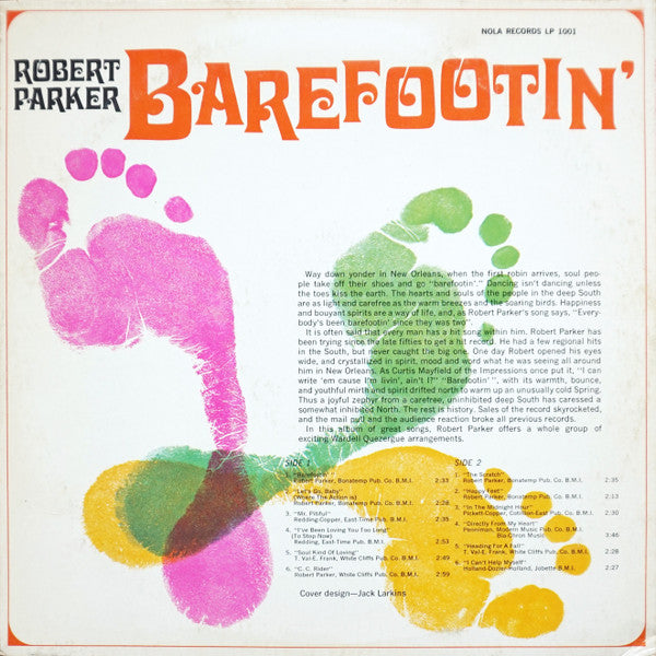 Robert Parker : Barefootin' (LP, Album, Pit)