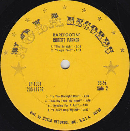 Robert Parker : Barefootin' (LP, Album, Pit)