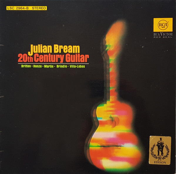 Julian Bream : 20th Century Guitar: Britten - Henze - Martin - Brindle - Villa-Lobos  (LP, RE)