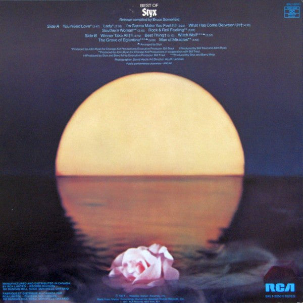 Styx : Best Of Styx (LP, Comp)