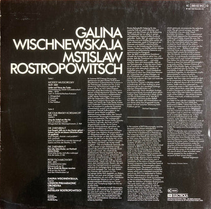 Galina Vishnevskaya, Mstislav Rostropovich, London Philharmonic Orchestra : Lieder Und Tänze Des Todes (LP, Quad)