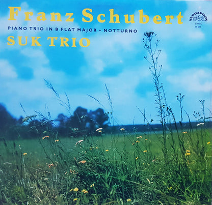 Franz Schubert - Suk Trio : Piano Trio In B Flat Major • Notturno (LP)