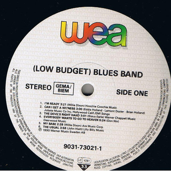 [Lowbudget] Blues Band : Vol II. (LP, Album)