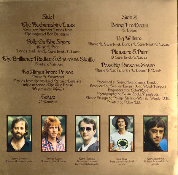 Fairport Convention : Nine (LP, Album, Pin)