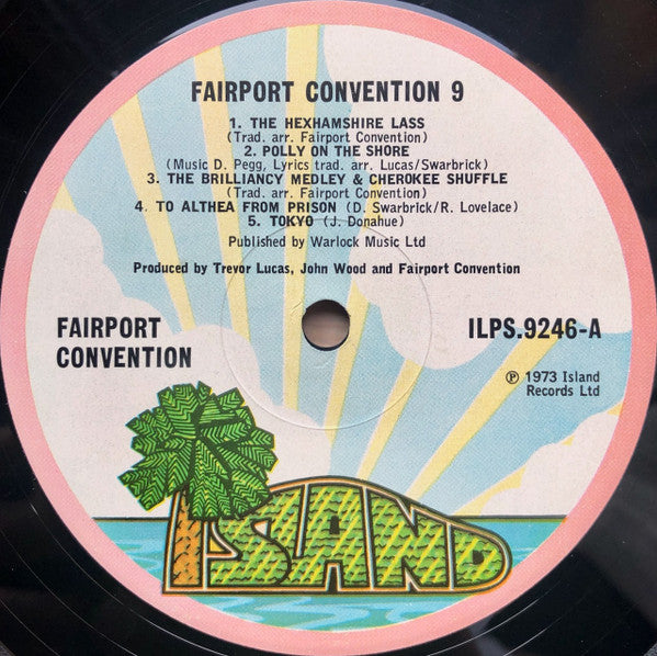 Fairport Convention : Nine (LP, Album, Pin)