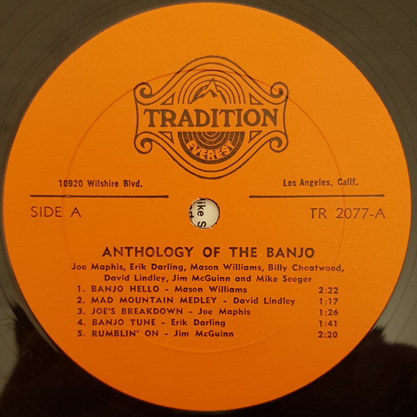 Various : Anthology Of The Banjo (LP, Comp, All)