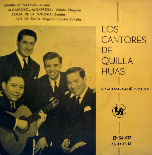 Los Cantores De Quilla Huasi : Los Cantores De Quilla Huasi (7", EP)