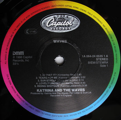 Katrina And The Waves : Waves (LP, Album)