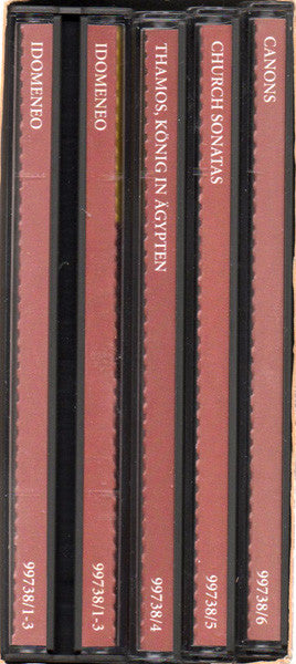 Wolfgang Amadeus Mozart : Idomeneo / Thamos, König In Ägypten / Ballet Music Idomeneo, Les Petits Riens / Church Sonatas / Canons  (3xCD, RE, RM + CD, Comp, RM + CD, RE + CD + Box, C)