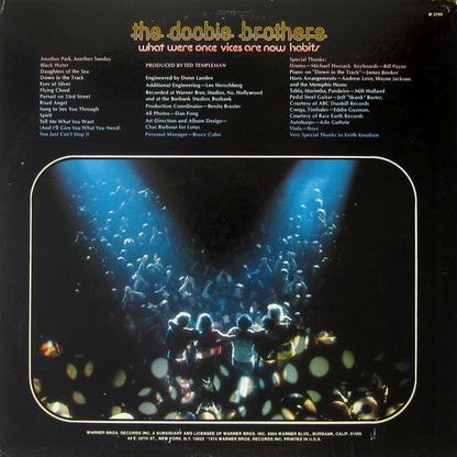 The Doobie Brothers : What Were Once Vices Are Now Habits (LP, Album)