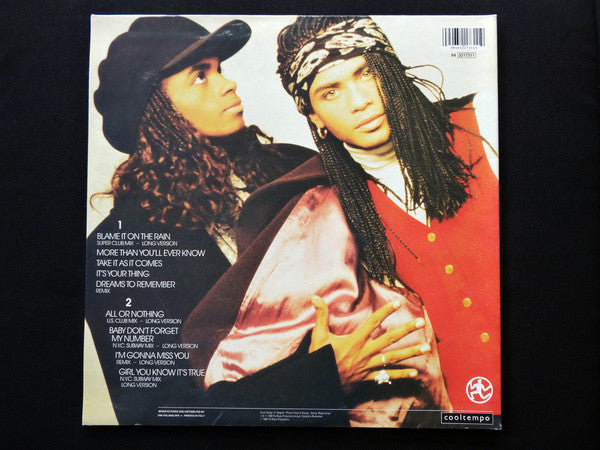 Milli Vanilli : All Or Nothing (The U.S. Remix Album) (LP, Album)