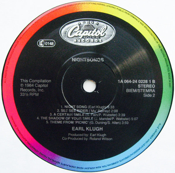 Earl Klugh : Nightsongs (LP, Comp)
