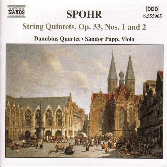 Louis Spohr - Danubius Quartet, Sándor Papp : Complete String Quartets, Volume 1 (CD, Album, RE)