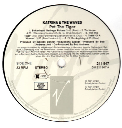 Katrina And The Waves : Pet The Tiger (LP, Album)