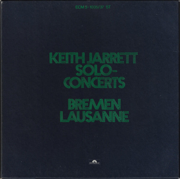 Keith Jarrett : Solo Concerts: Bremen / Lausanne (3xLP, Album, All + Box)