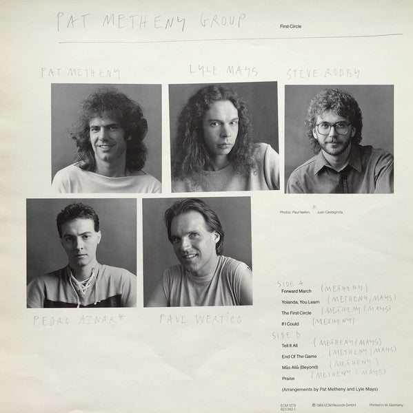 Pat Metheny Group : First Circle (LP, Album)