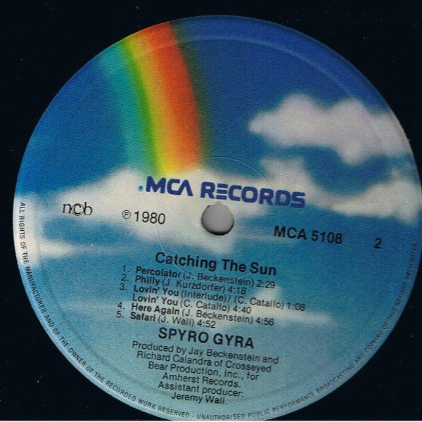 Spyro Gyra : Catching The Sun (LP, Album)