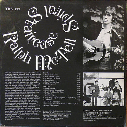 Ralph McTell : Spiral Staircase (LP, Album, Pur)