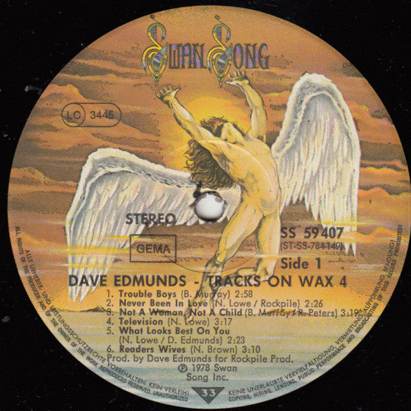 Dave Edmunds : Tracks On Wax 4 (LP, Album)