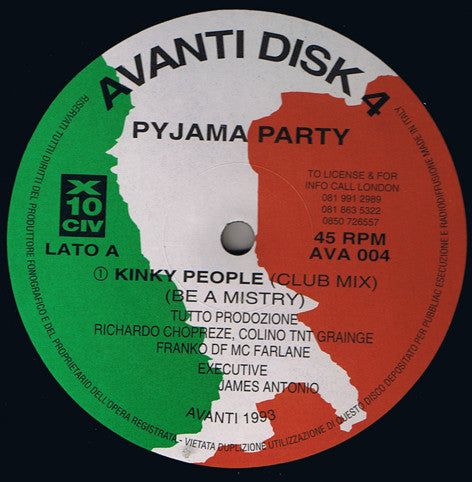 Pyjama Party : Kinky People (12")