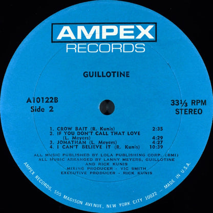 Guillotine (3) : Guillotine (LP, Album)