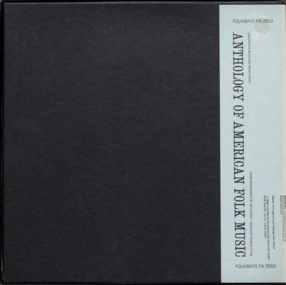 Harry Smith : Anthology Of American Folk Music Volume Three: Songs (2xLP, Comp, RE + Box)