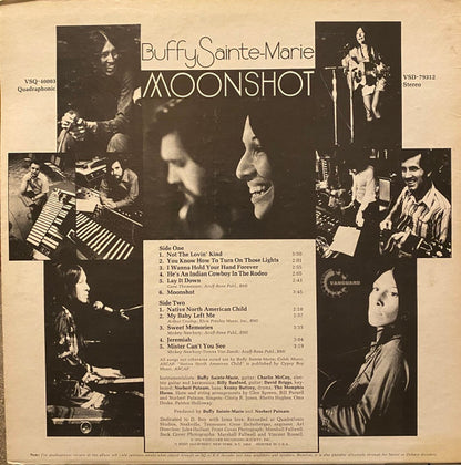 Buffy Sainte-Marie : Moonshot (LP, Album)