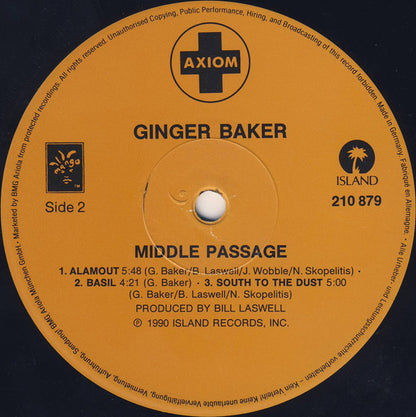 Ginger Baker : Middle Passage (LP, Album)